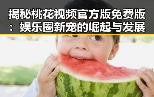 揭秘桃花视频官方版免费版：娱乐圈新宠的崛起与发展