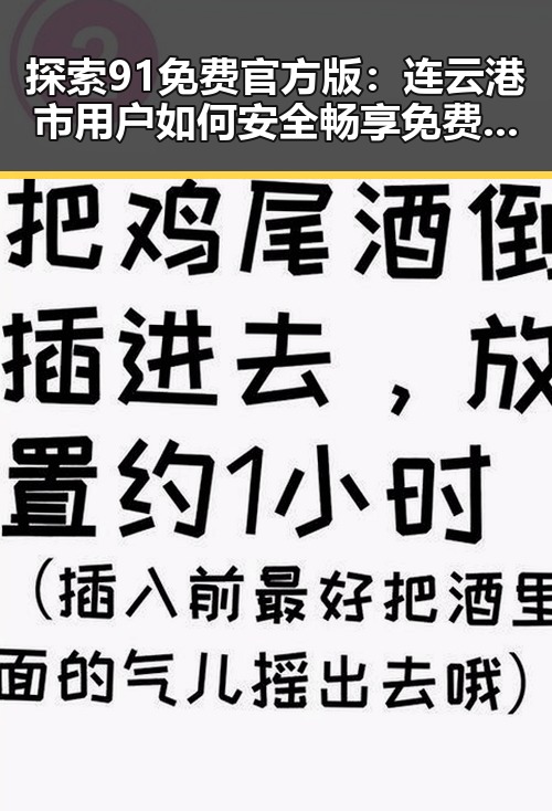 探索91免费官方版：连云港市用户如何安全畅享免费资源