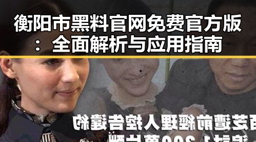 衡阳市黑料 官网免费官方版:全面解析与应用指南