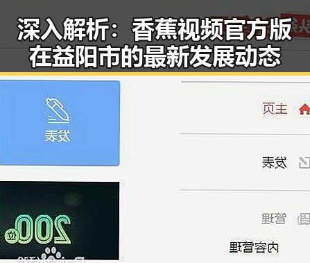 深入解析:香蕉视频官方版在益阳市的最新发展动态